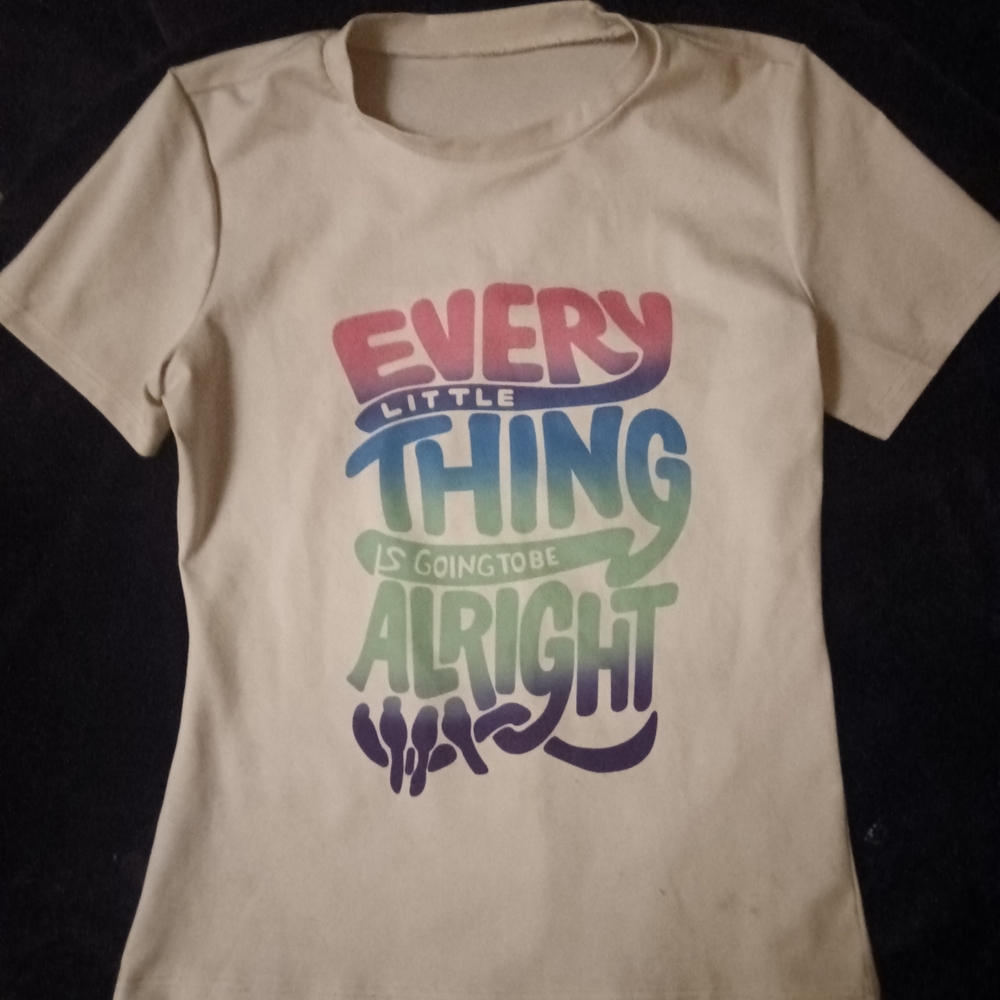 Graphic Short Sleeve Tee - Cream